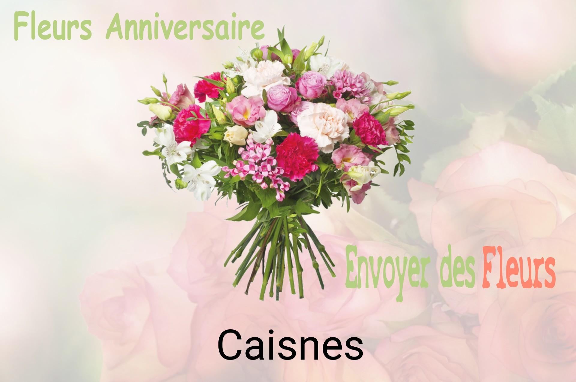Bouquet de fleurs d’anniversaire livré à Caisnes